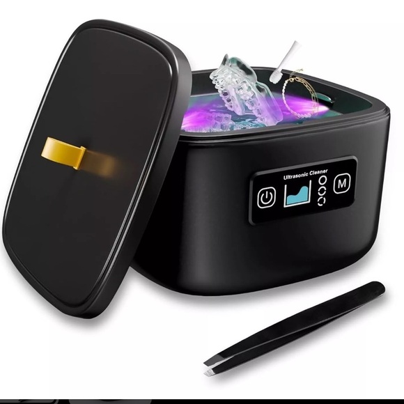 🆕 Qinkada Multipurpose Ultrasonic 45kHz Cleaner Black - Picture 1 of 13